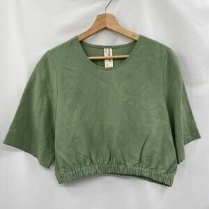 Eve Gravel S green magnolia top green